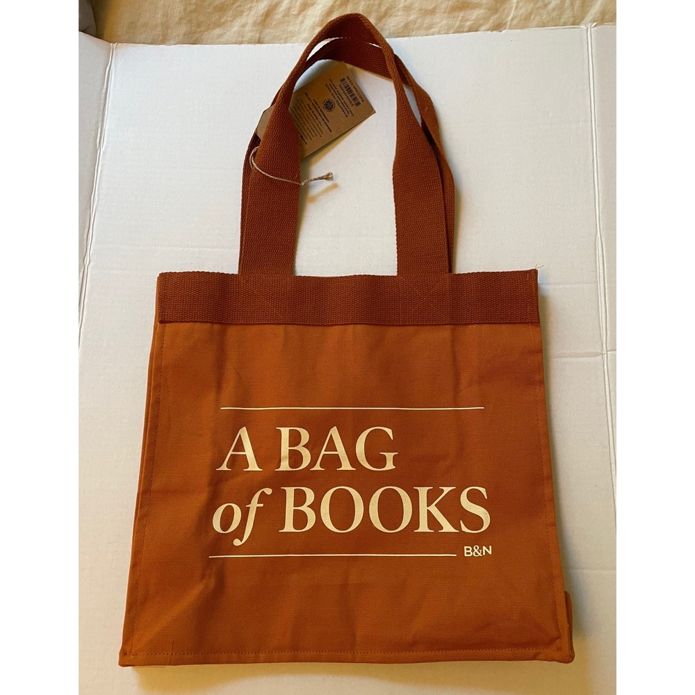 Barnes And Noble A Bag Of Books Fair Trade Cotton Tote Bag New With Tags - Picture 6 of 6